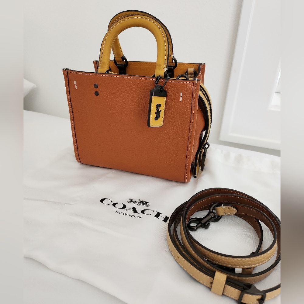 Coach Rogue 17 bag in colorblock